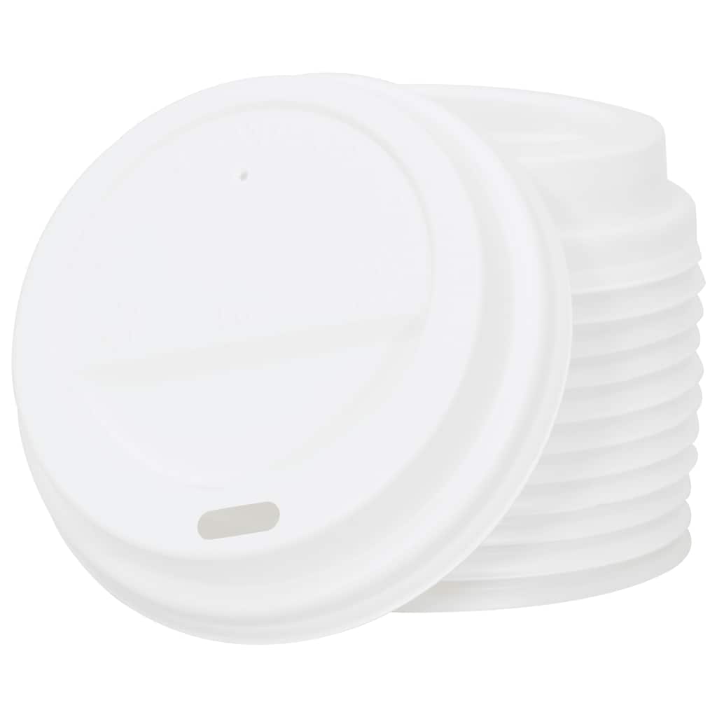 Papieren koffiekopjes met deksel 1000 st 8oz 200 ml