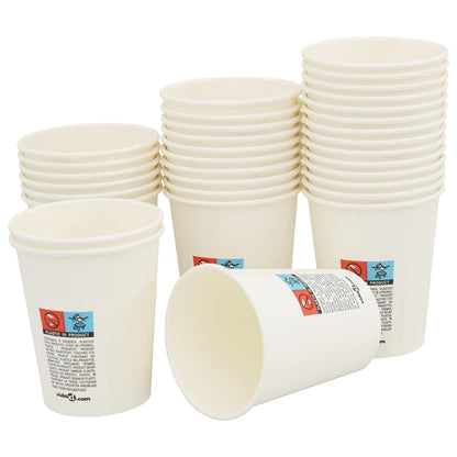 Papieren koffiekopjes met deksel 1000 st 8oz 200 ml