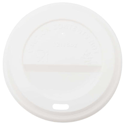 Papieren koffiekopjes met deksel 1000 st 12oz 300 ml