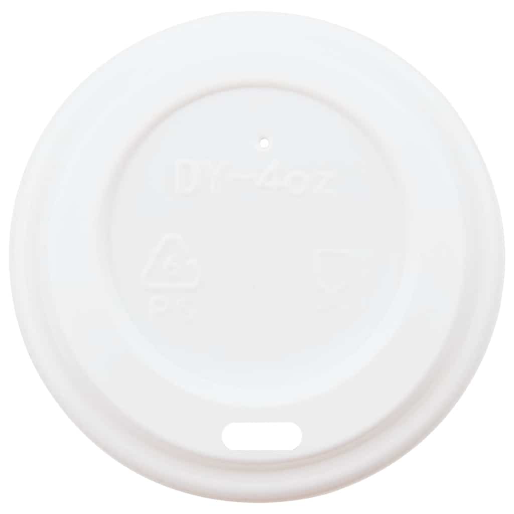Papieren Koffiekopjes Met Deksel 1000 St 4Oz 100 ml