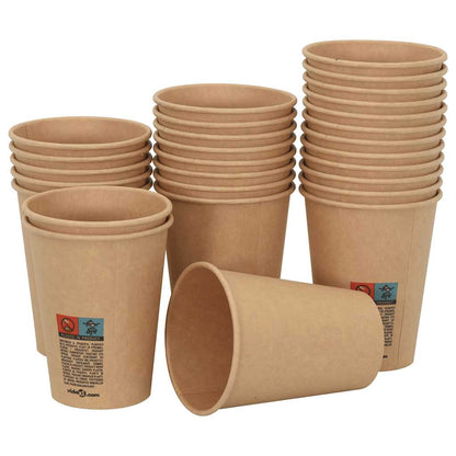 Papieren koffiekopjes met deksel 1000 st 12oz 300 ml