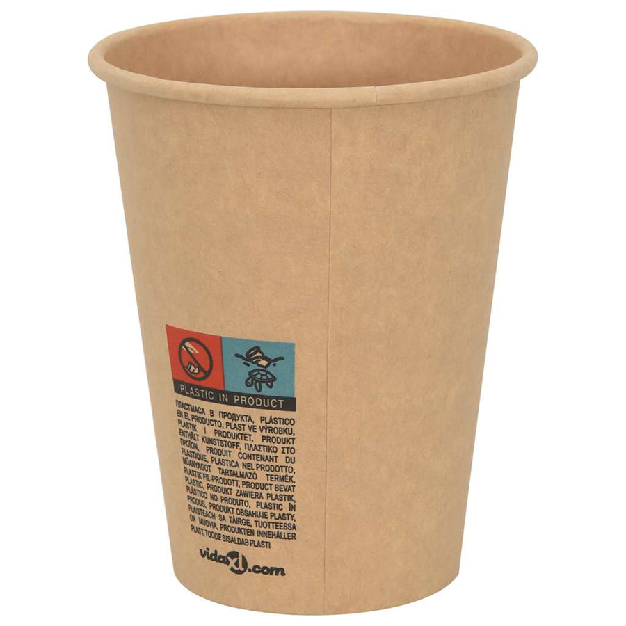 Papieren koffiekopjes met deksel 1000 st 12oz 300 ml