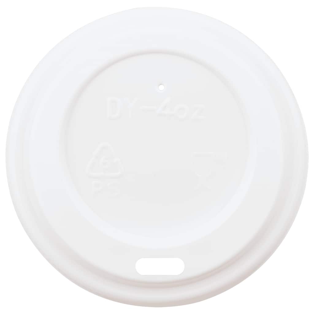 Papieren Koffiekopjes Met Deksel 1000 St 4Oz 100 ml