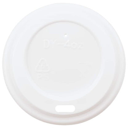 Papieren Koffiekopjes Met Deksel 1000 St 4Oz 100 ml