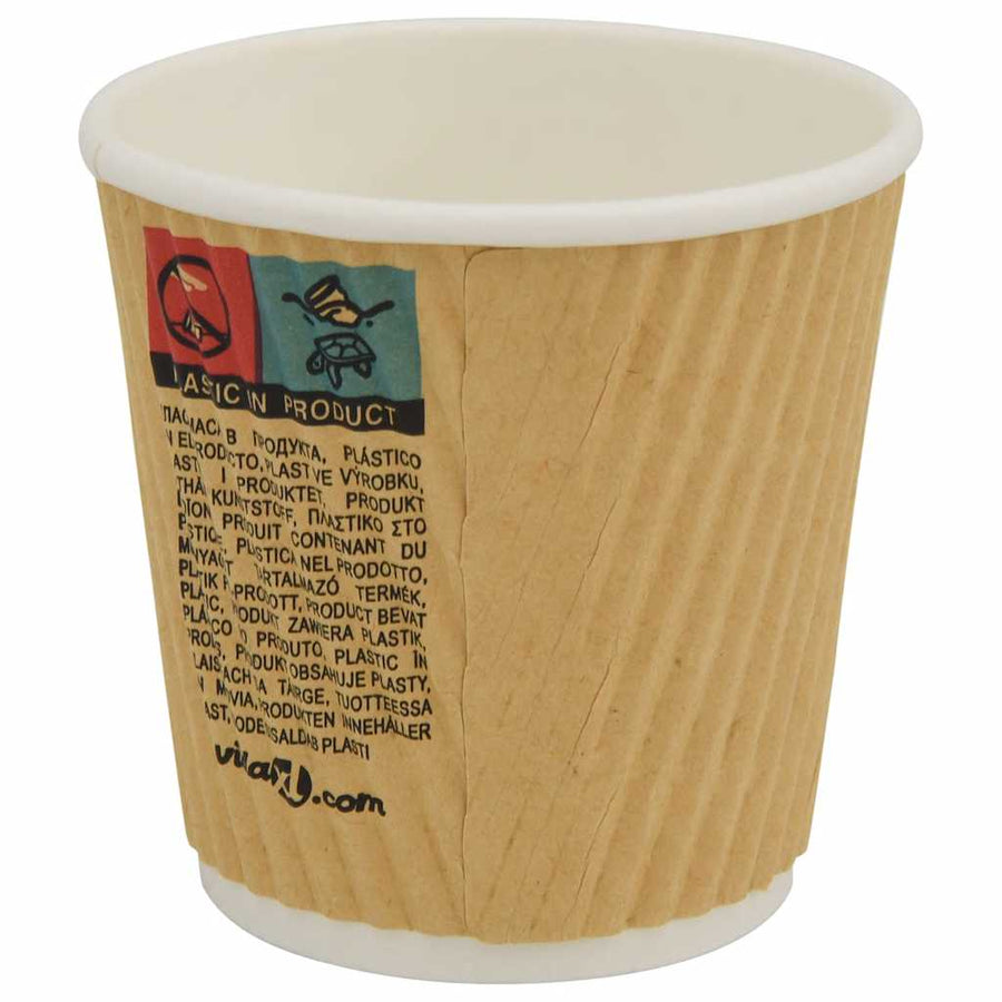 Papieren Koffiekopjes Met Deksel 1000 St 4Oz 100 ml