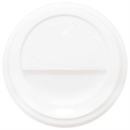 Papieren koffiekopjes met deksel 1000 st 8oz 200 ml