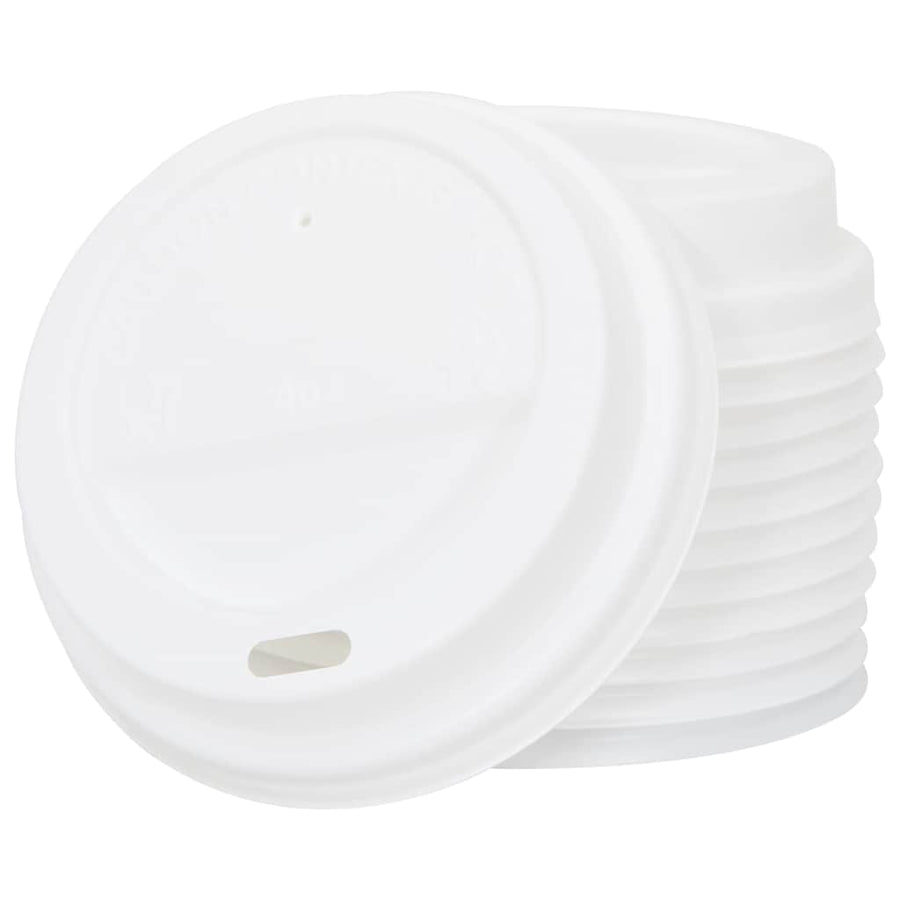 Papieren koffiekopjes met deksel 1000 st 8oz 200 ml