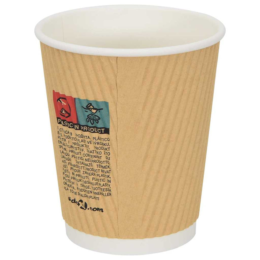 Papieren koffiekopjes met deksel 1000 st 8oz 200 ml