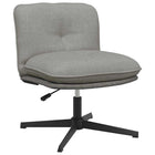 Kantoorstoel draaibaar stof lichtgrijs 67x72x(83-93) cm