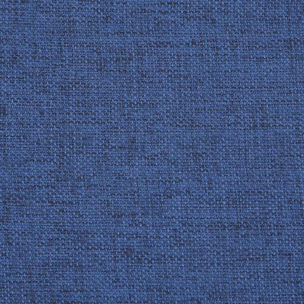 Kantoorstoel draaibaar stof blauw