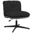 Office chair swivel fabric black