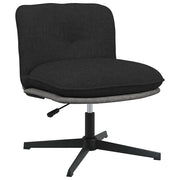 Office chair swivel fabric black