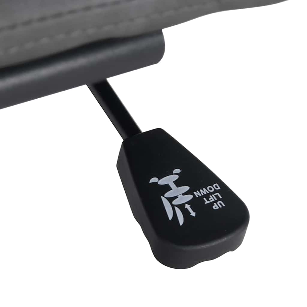 Kantoorstoel draaibaar stof taupe