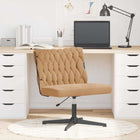 Office chair beige wool-like fabric