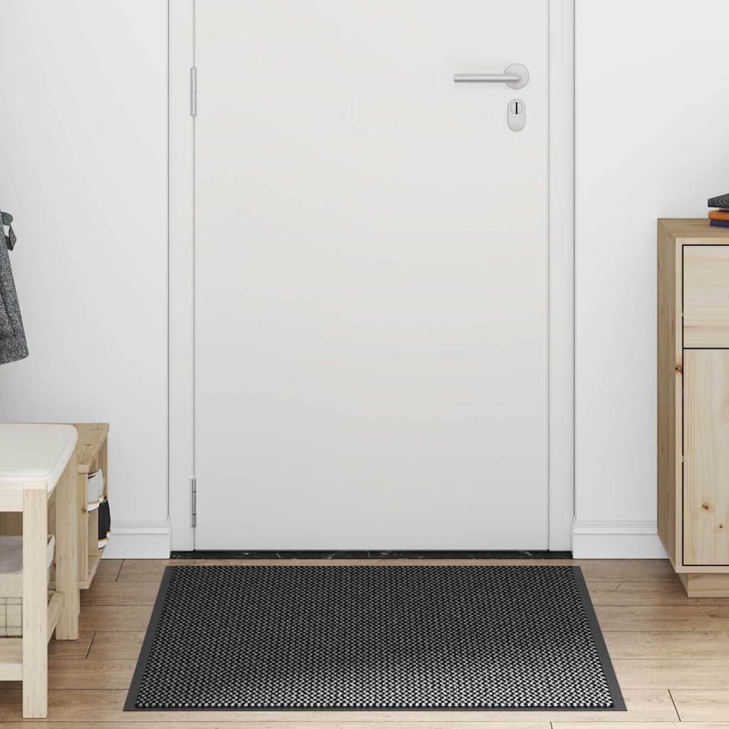 Deurmat 80x120 cm antracietkleurig
