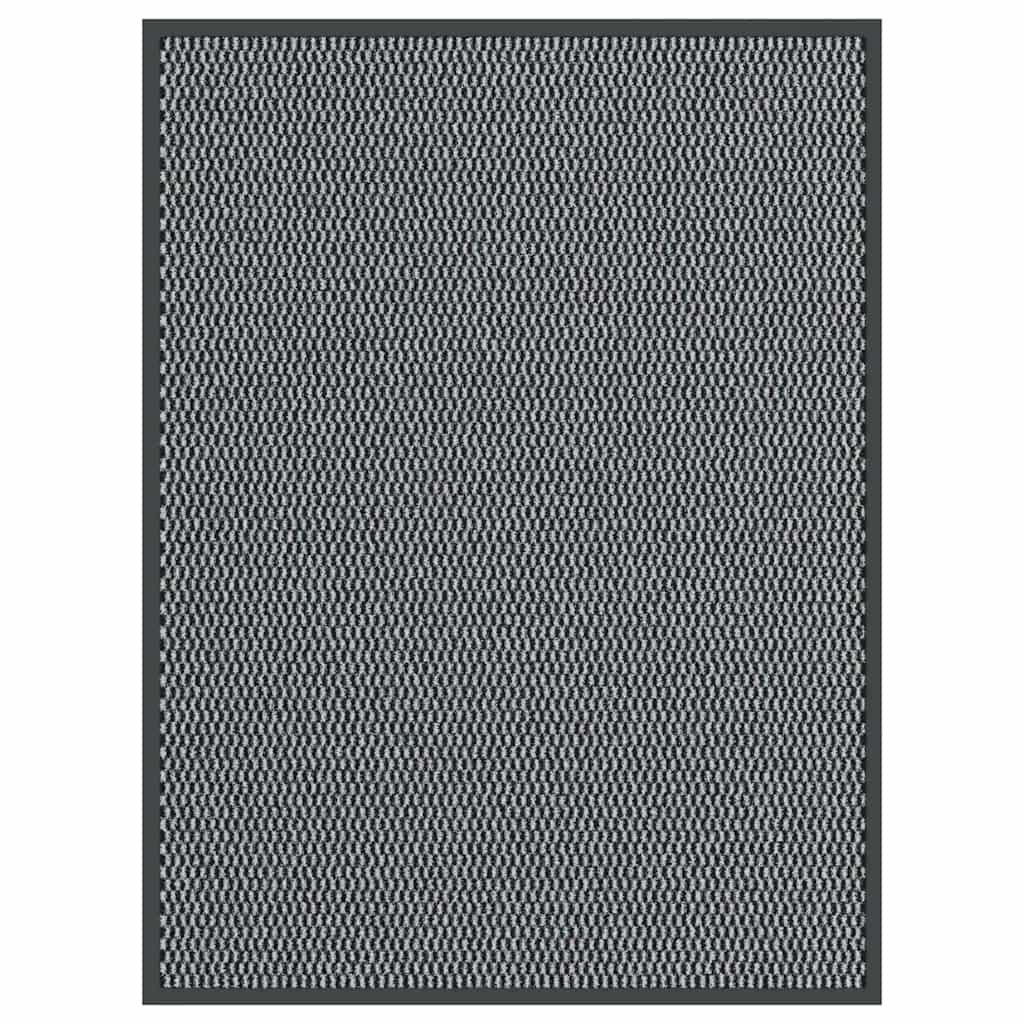 Deurmat 90x120 cm antracietkleurig