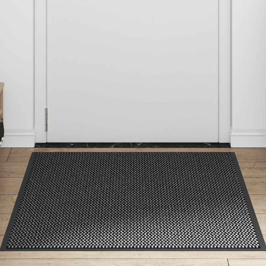 Deurmat 90x120 cm antracietkleurig