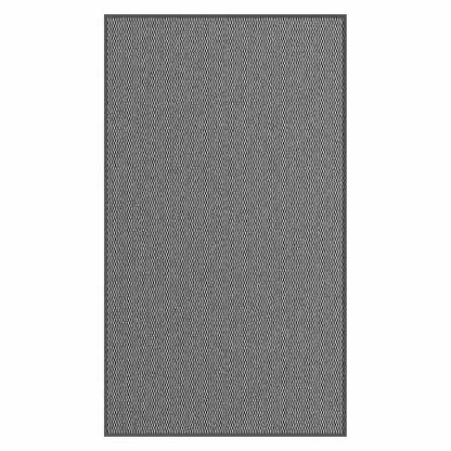 Deurmat 115x200 cm antracietkleurig