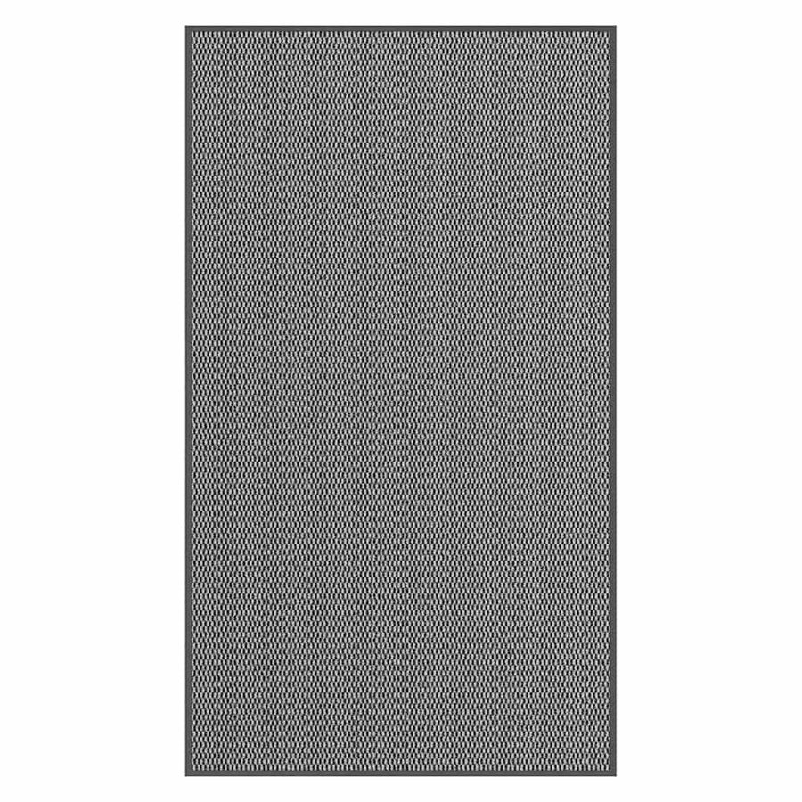 Deurmat 115x200 cm antracietkleurig
