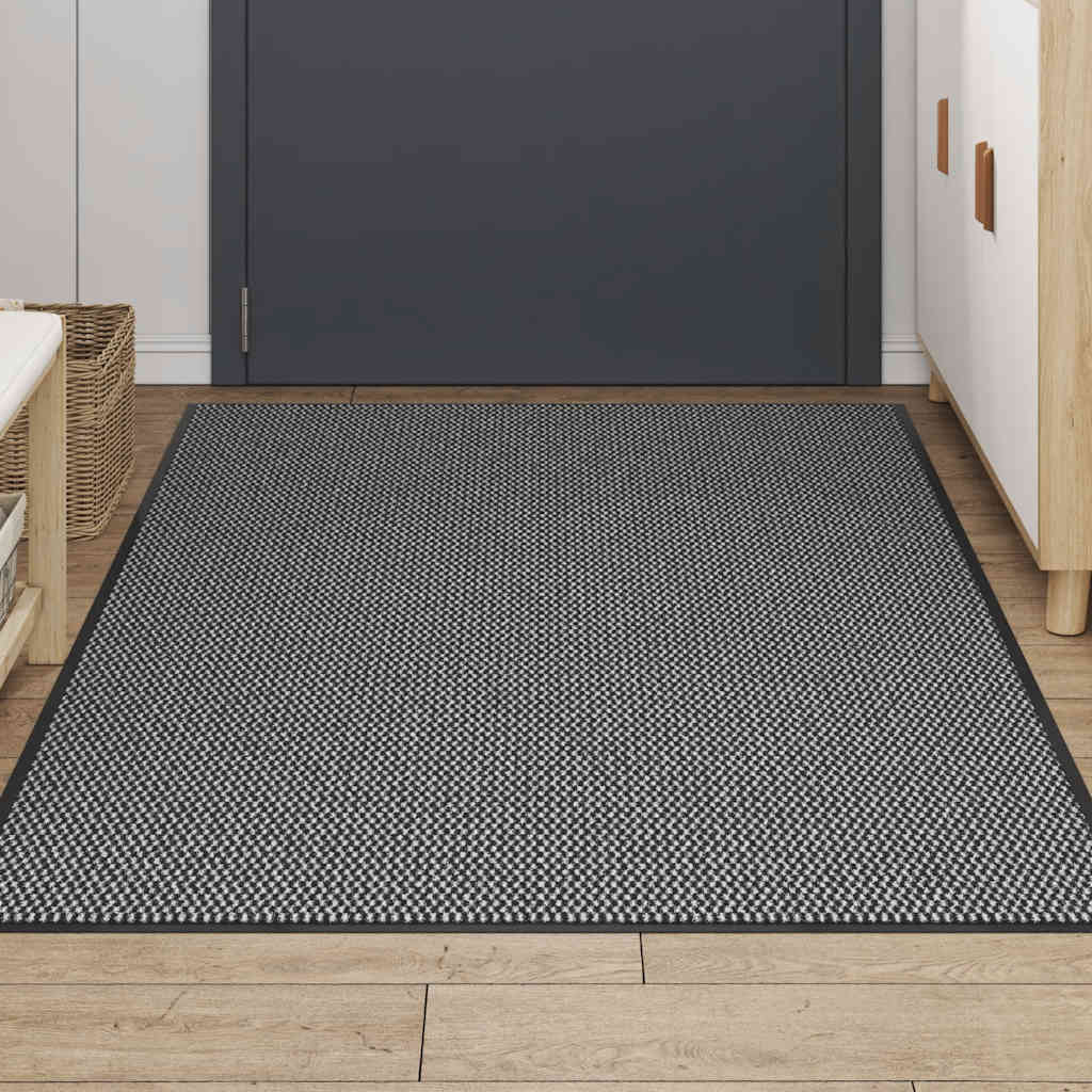 Deurmat 115x200 cm antracietkleurig