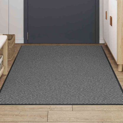 Deurmat 115x200 cm antracietkleurig