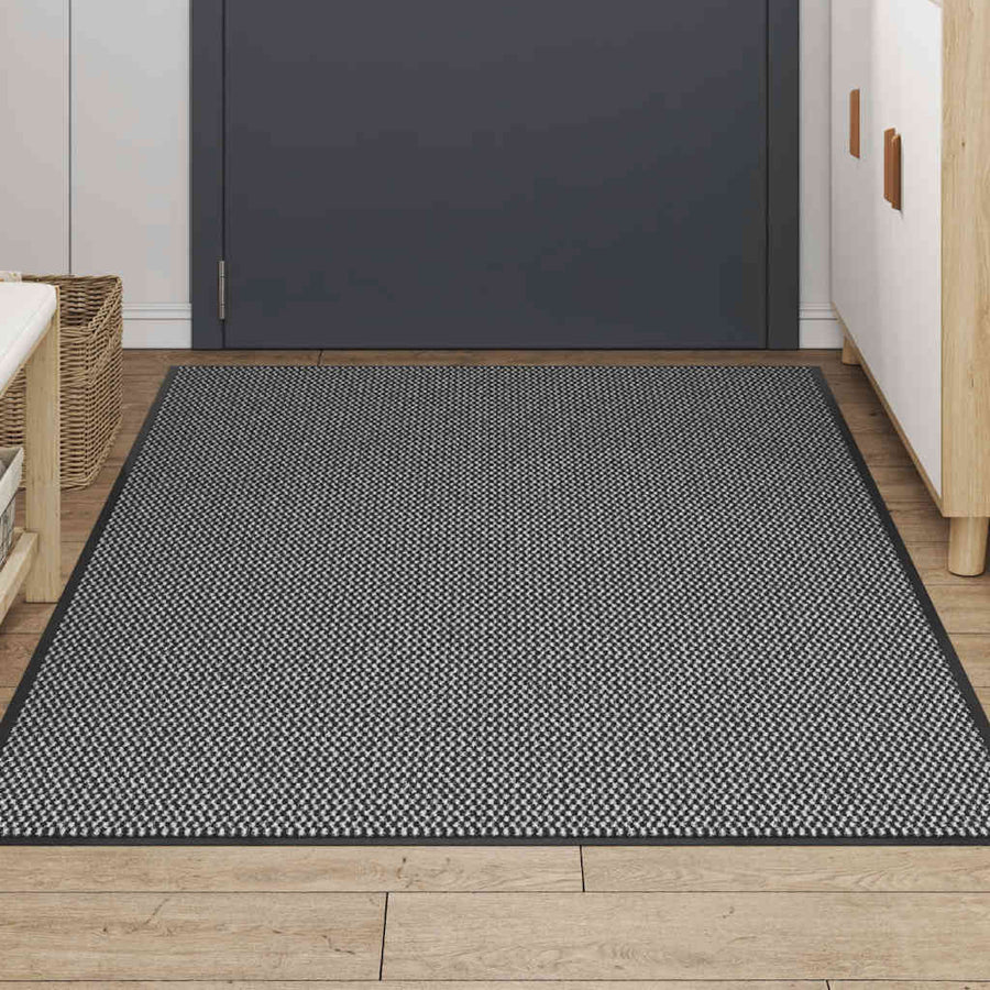 Deurmat 115x200 cm antracietkleurig