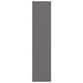 Deurmat 115x500 cm antracietkleurig