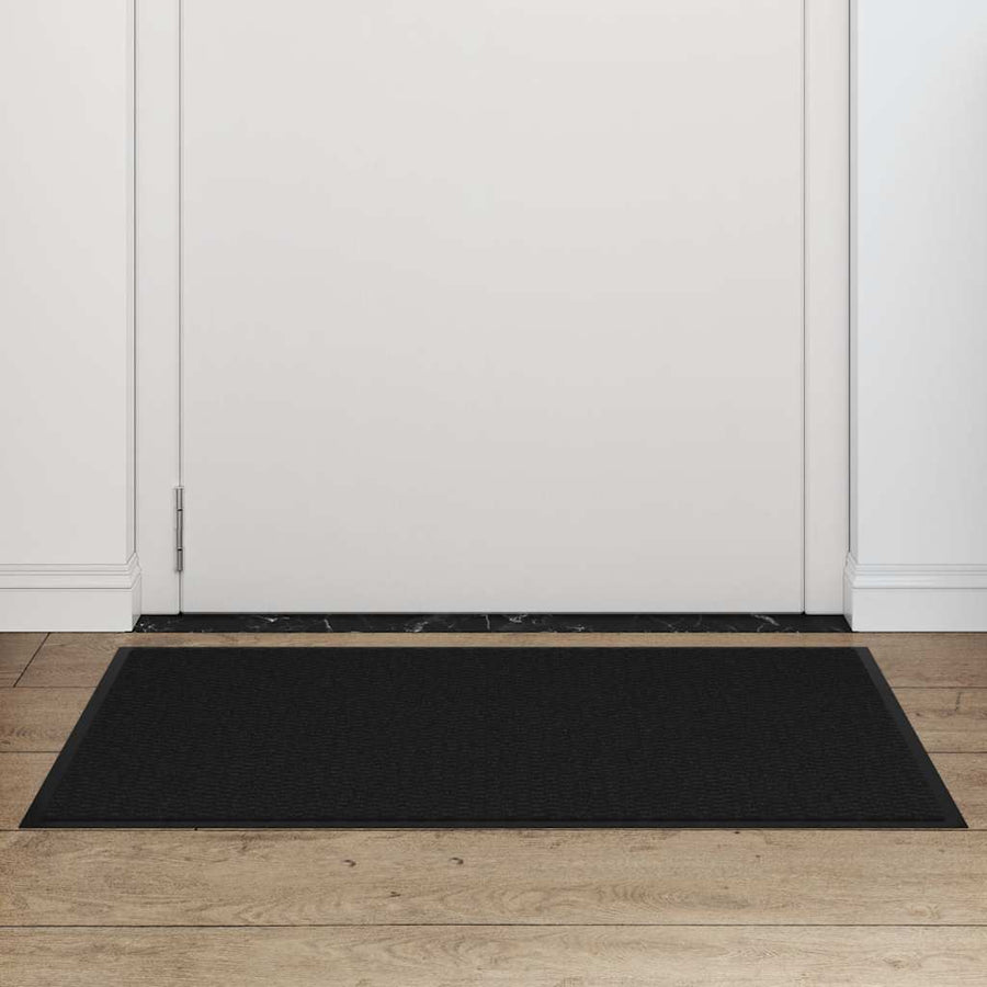 Deurmat 60x90 cm zwart