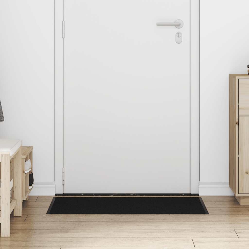 Deurmat 60x90 cm zwart