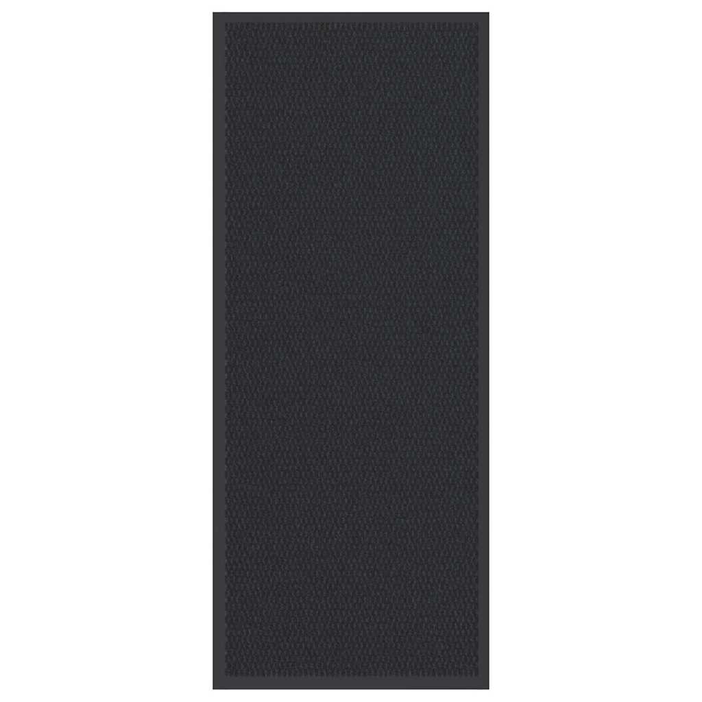 Deurmat 60x150 cm zwart