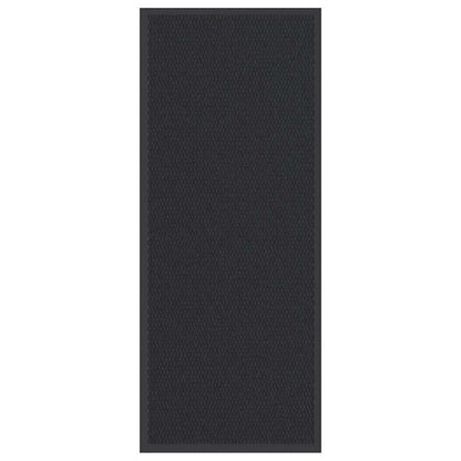Deurmat 60x150 cm zwart