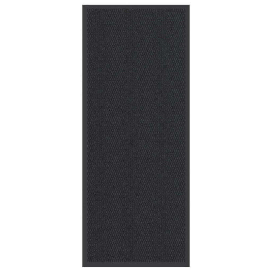 Deurmat 60x150 cm zwart