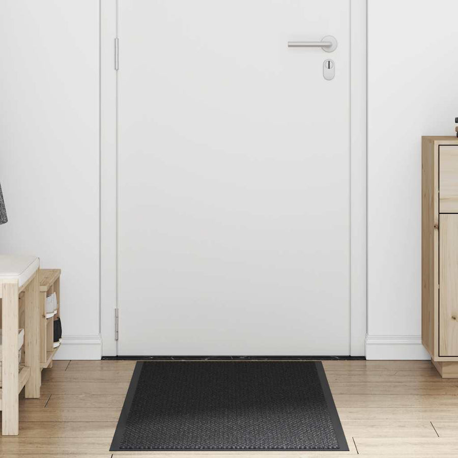 Deurmat 60x150 cm zwart