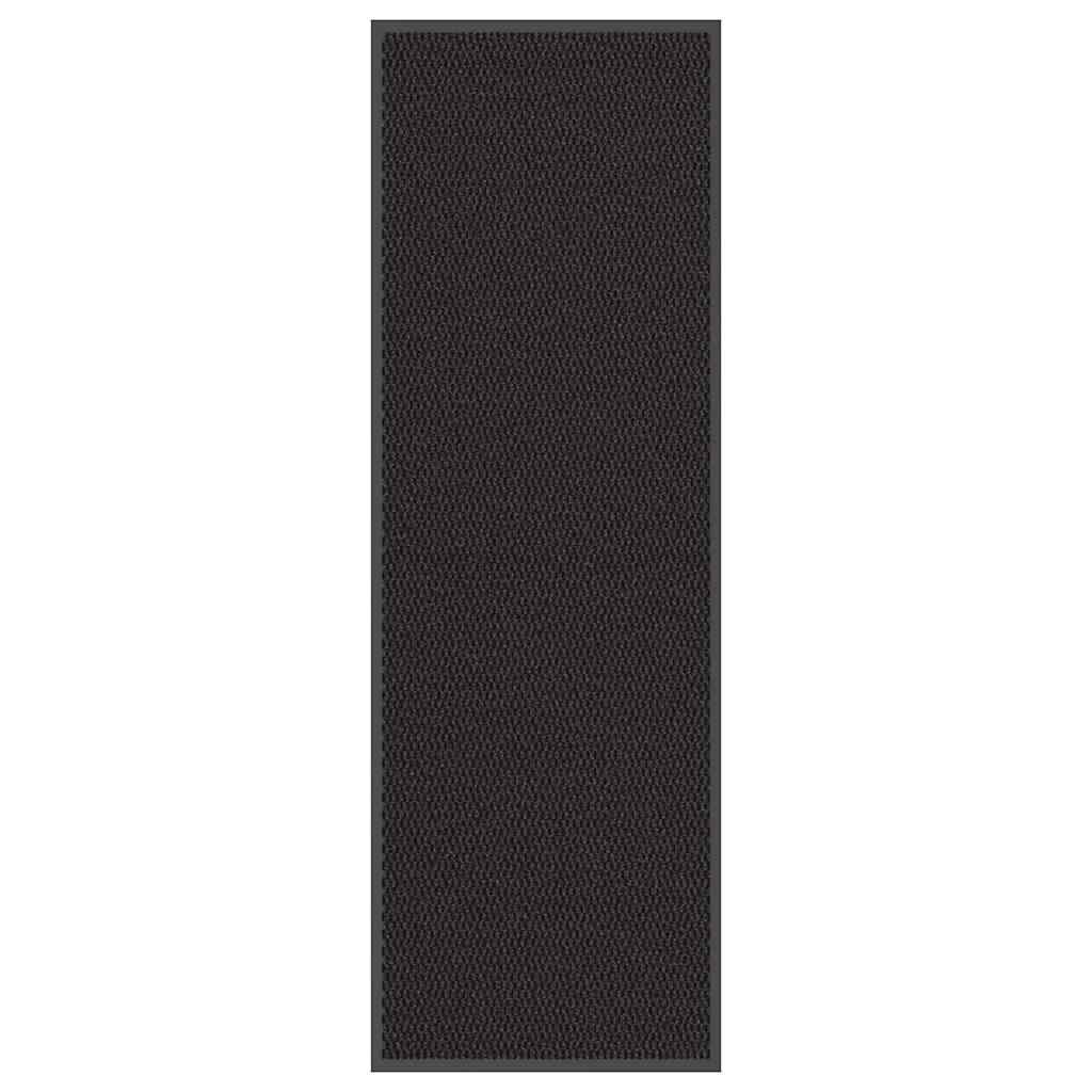 Deurmat 60x180 cm zwart