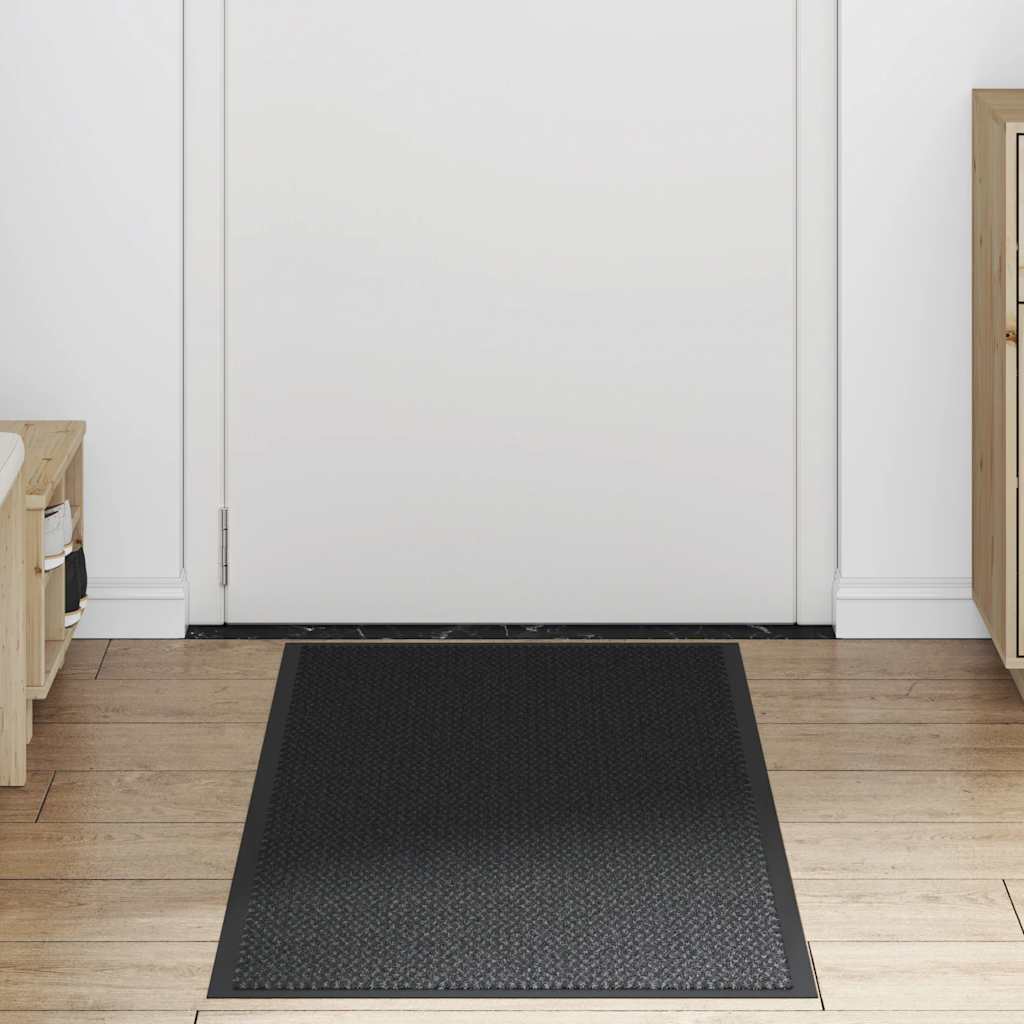 Deurmat 60x180 cm zwart
