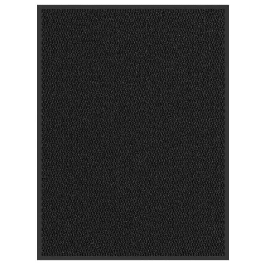 Deurmat 80x120 cm zwart