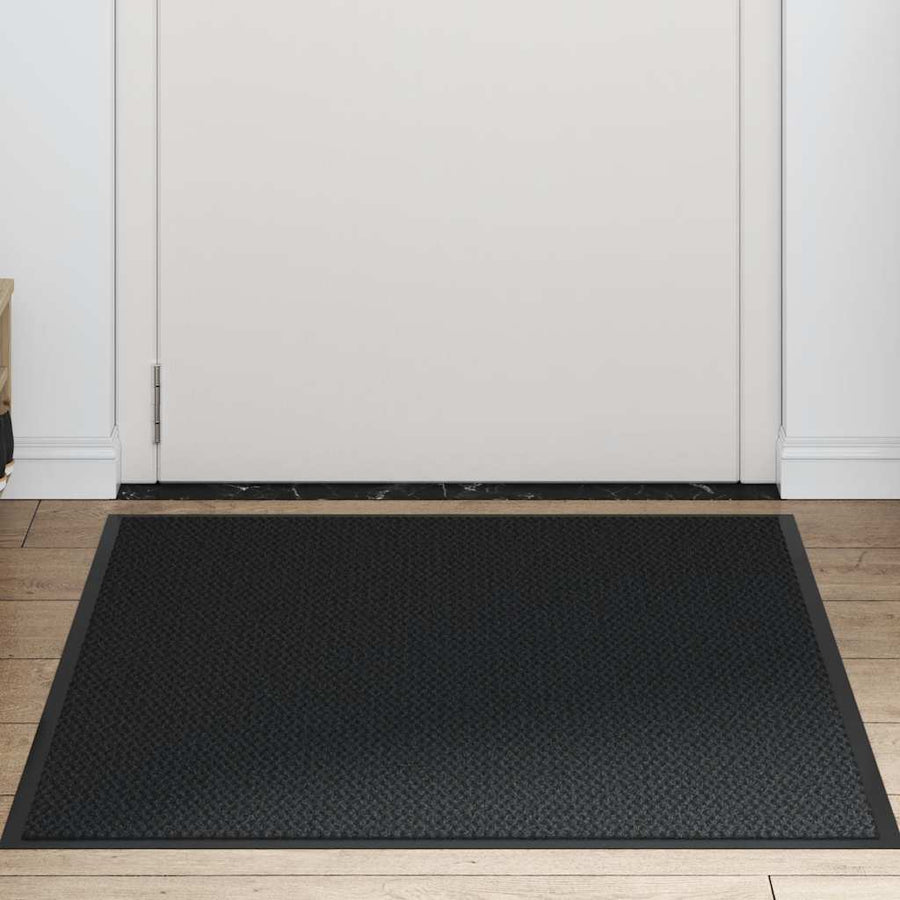 Deurmat 80x120 cm zwart