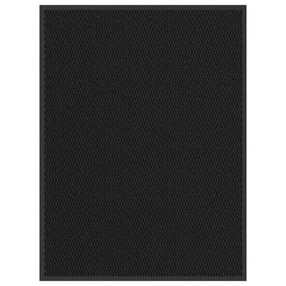 Deurmat 90x120 cm zwart