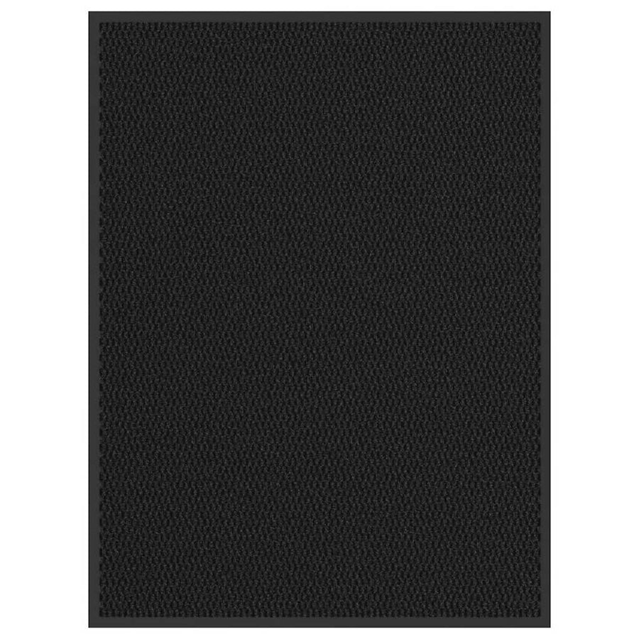 Deurmat 90x120 cm zwart