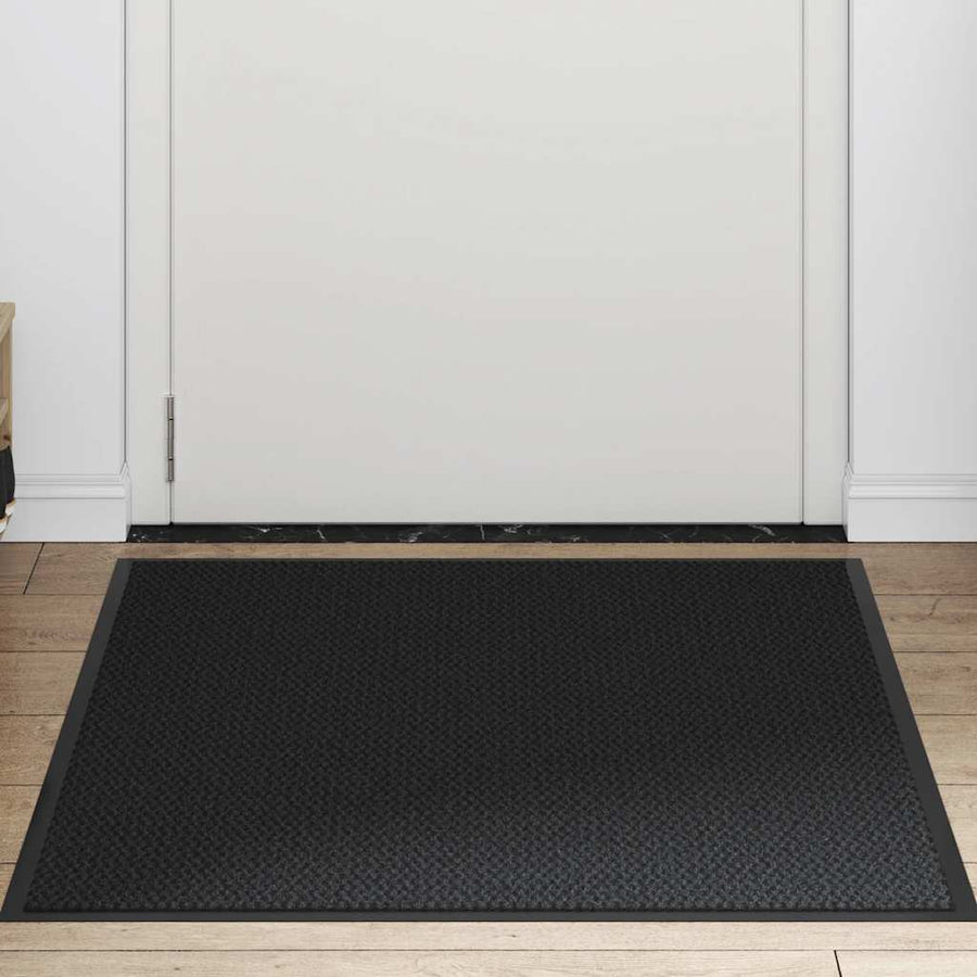 Deurmat 90x120 cm zwart
