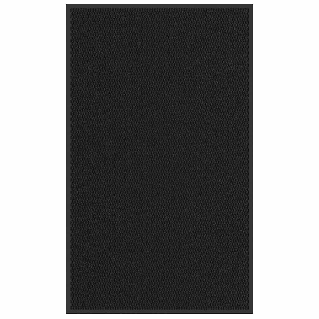 Deurmat 90x150 cm zwart