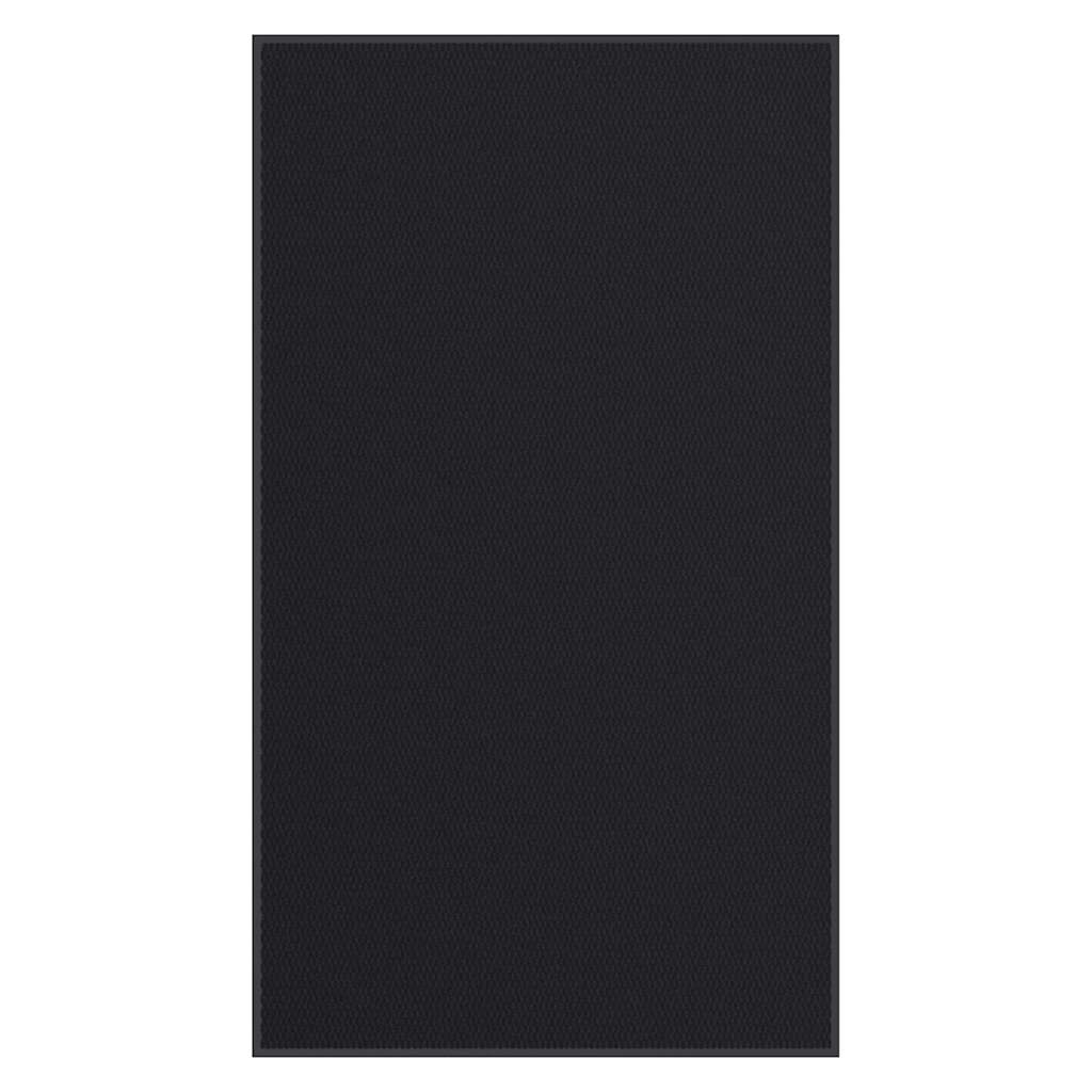 Deurmat 115x200 cm zwart
