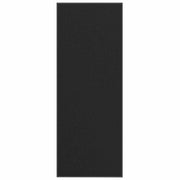 Deurmat 115x300 cm zwart polypropyleen