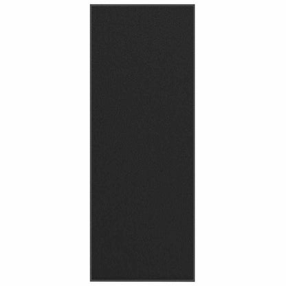 Deurmat 115x300 cm zwart