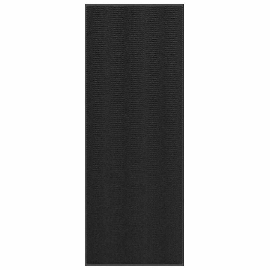 Deurmat 115x300 cm zwart