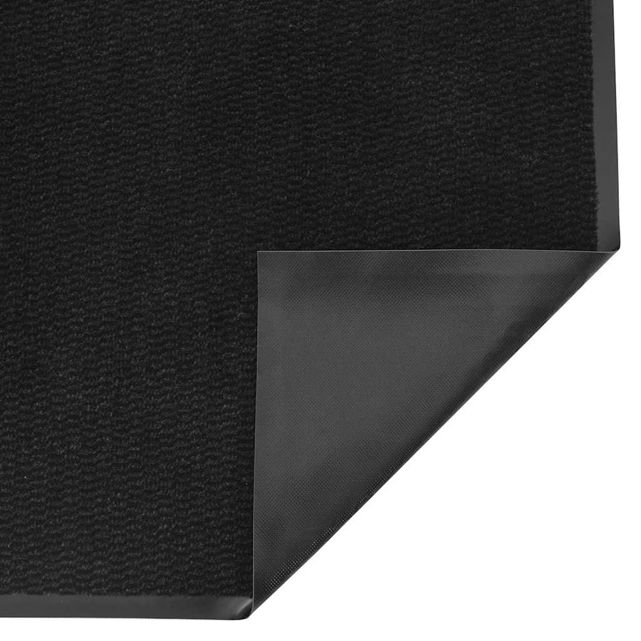 Deurmat 115x300 cm zwart