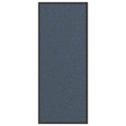 Deurmat 60x150 cm blauw polypropyleen antislip