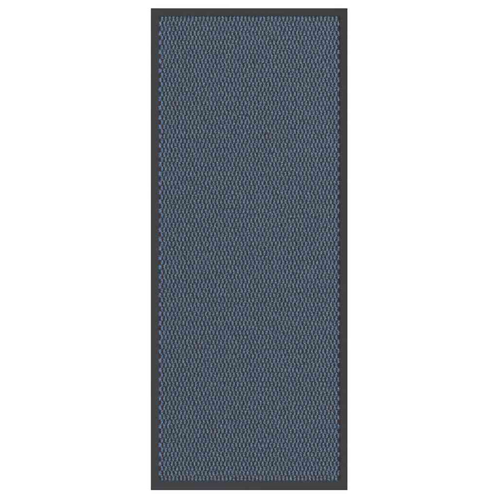 Deurmat 60x150 cm blauw