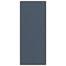 Deurmat 60x150 cm blauw