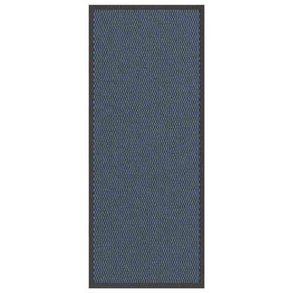 Deurmat 60x150 cm blauw